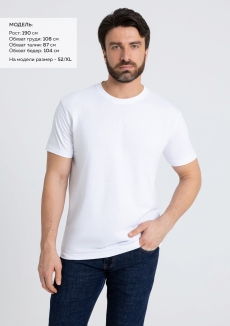 Футболка мужская STAN хлопок 180, 08U