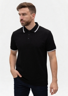 Рубашка поло унисекс STAN с окантовкой хлопок/полиэстер 185, 04T