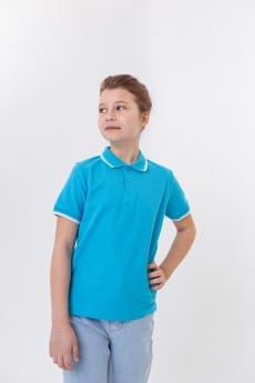 Рубашка поло детская STAN с окантовкой хлопок/полиэстер 185, 04TJ