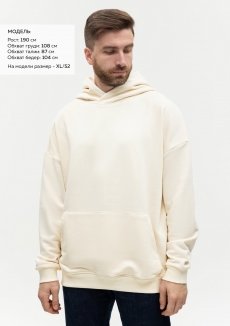 Худи унисекс STAN оверсайз футер без начёса 350, 66