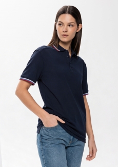 Рубашка поло женская STAN триколор хлопок/полиэстер 185, 04WRUS