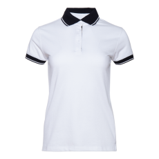 Рубашка поло женская STAN с контрастными деталями хлопок/полиэстер 185, 04CW