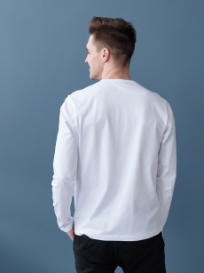 Футболка унисекс с длинным рукавом STAN хлопок/эластан 180, 35