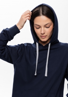 Худи унисекс STAN футер без начёса с контрастным капюшоном 260, 23