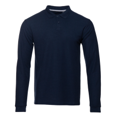 Рубашка поло унисекс STAN длинный рукав хлопок 185, 104LS