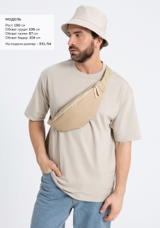 Футболка унисекс оверсайз STAN хлопок 240, 56