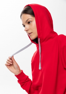 Худи унисекс STAN футер без начёса с контрастным капюшоном 260, 23