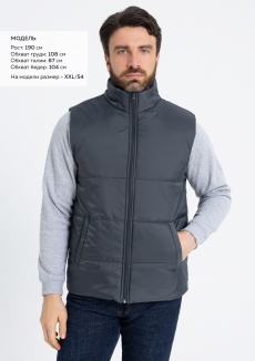 Жилет унисекс STAN утепленный таффета 210T,200, 84