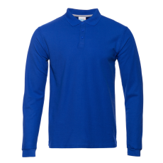 Рубашка поло унисекс STAN длинный рукав хлопок/полиэстер 185, 04S