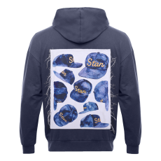 Толстовка унисекс оверсайз на молнии с капюшоном сэндвич 320, 100