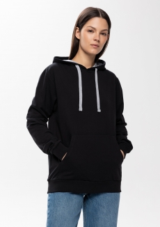 Худи унисекс STAN футер без начёса с контрастным капюшоном 260, 23