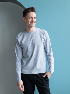 Футболка унисекс с длинным рукавом STAN хлопок/эластан 180, 35