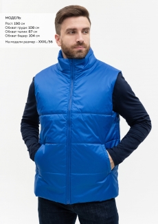 Жилет унисекс STAN утепленный таффета 210T,200, 84