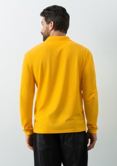 Рубашка поло унисекс STAN длинный рукав хлопок/полиэстер 185, 104S