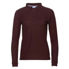 Рубашка поло женская STAN длинный рукав хлопок/полиэстер 185, 04SW