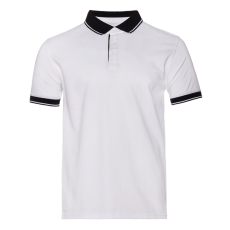 Рубашка поло унисекс STAN с контрастными деталями хлопок/полиэстер 185, 04С