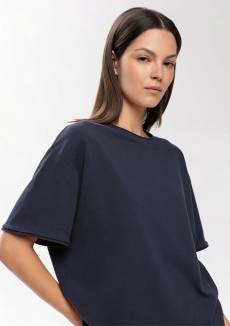 Футболка унисекс оверсайз STAN хлопок/спандекс 260, 41