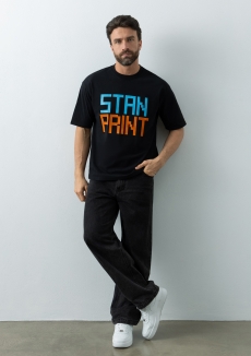 Футболка унисекс оверсайз STAN хлопок 240, 56