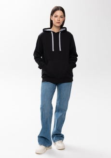 Худи унисекс STAN футер без начёса с контрастным капюшоном 260, 23