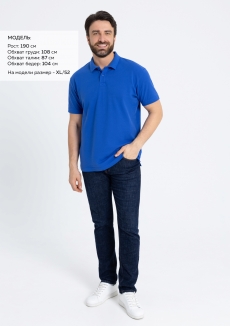 Рубашка поло унисекс хлопок 100%, 185, 04B