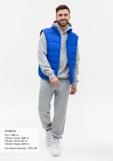 Жилет мужской STAN утепленный таффета 210T,65, 82