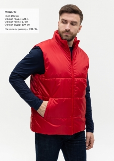 Жилет унисекс STAN утепленный таффета 210T,200, 84