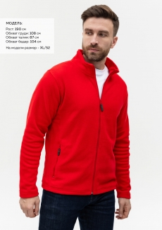 Толстовка унисекс STAN на молнии микрофлис 200, 21