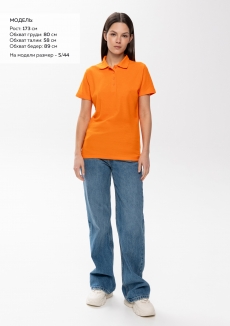 Рубашка поло женская STAN хлопок/полиэстер 185, 104W