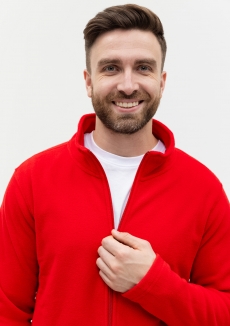 Толстовка унисекс STAN на молнии микрофлис 200, 21R