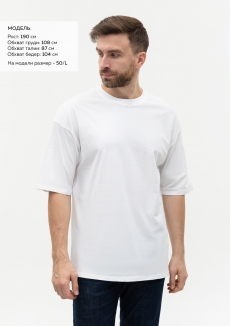 Футболка унисекс оверсайз STAN хлопок 140, 39