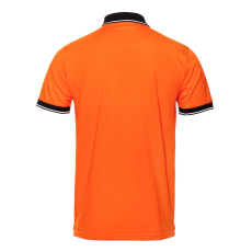 Рубашка поло унисекс STAN с контрастными деталями хлопок/полиэстер 185, 04С