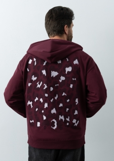 Толстовка STAN оверсайз на молнии с капюшоном футер без начёса 240, 99