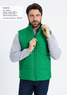 Жилет унисекс STAN утепленный таффета 210T,200, 84