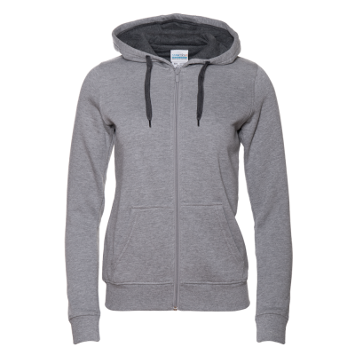 Толстовка женская STAN с капюшоном на молнии футер с начёсом 280, 17W