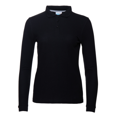 Рубашка поло женская STAN длинный рукав хлопок/полиэстер 185, 04SW