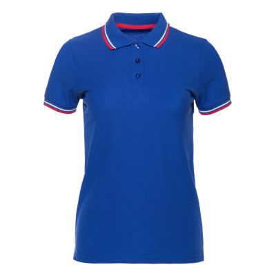 Рубашка поло женская STAN триколор хлопок/полиэстер 185, 04WRUS