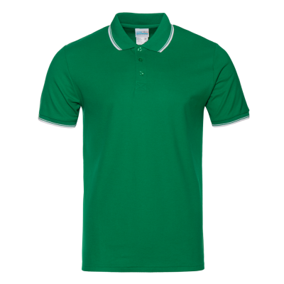 Рубашка поло мужская STAN с окантовкой хлопок/полиэстер 185, 04T